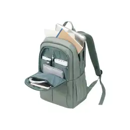 DICOTA Eco Backpack Scale - Sac à dos pour ordinateur portable - 13" - 15.6" - gris (D31733-RPET)_3